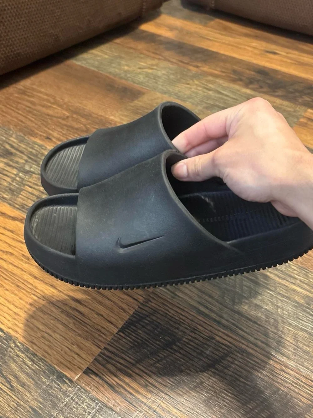 Nike Men’s Black Slip-On Slide Sandals